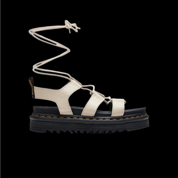 Dr. Martens Off-White Leather Sandals - Picture 7 of 7